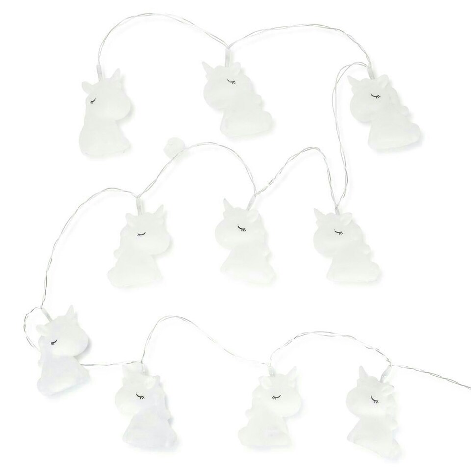 image 1 of ValueLights White String Light and LED .64W Bulb