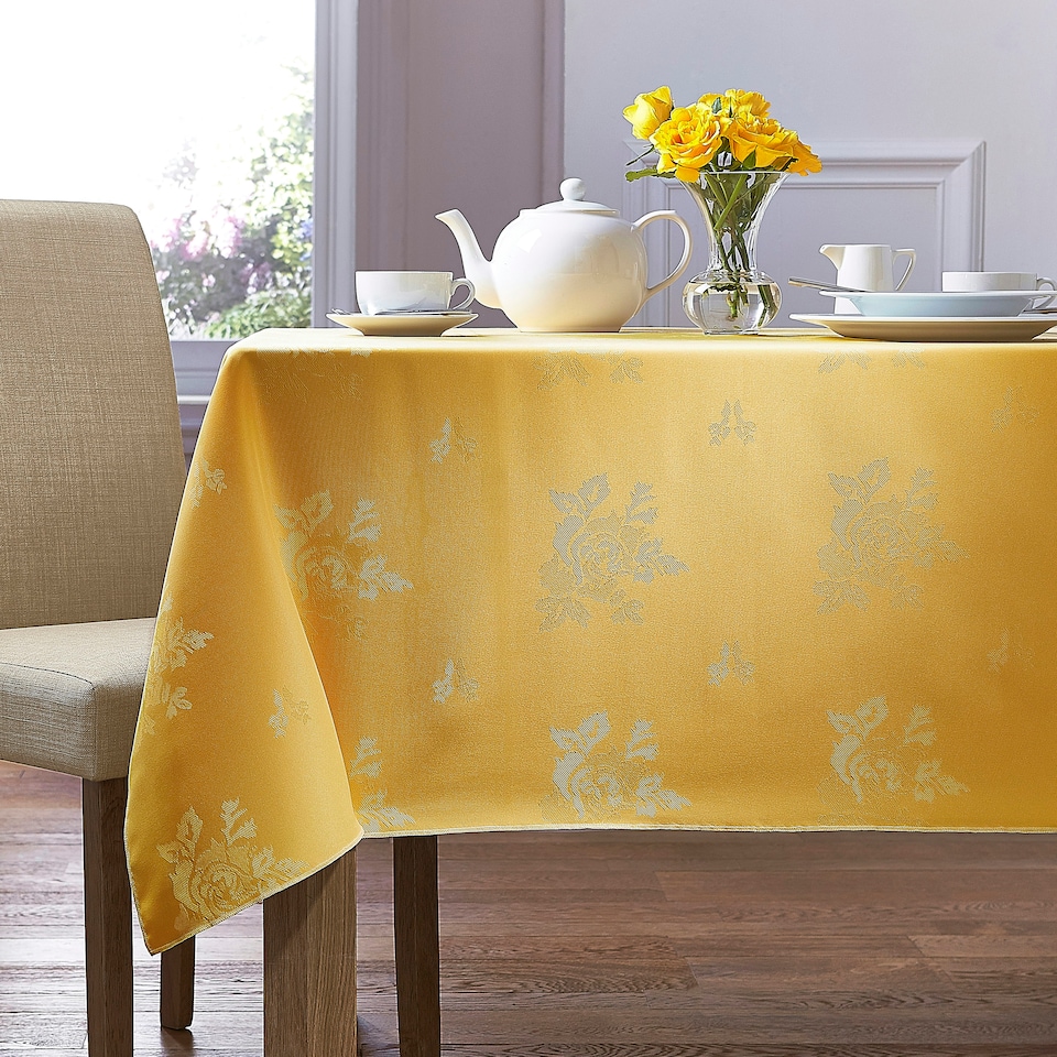 Charlotte Thomas Cezanne Tablecloth Gold CT Insert - 137 x 178cm