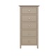image 5 of Palma 5 Drawer Chest of Drawers Putty