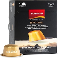 Brazil Aluminium Nespresso ® Compatible Coffee Capsules (120 Pods)