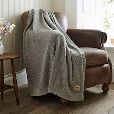 Cadenza Supersoft Yarn Dyed Knitted Throw