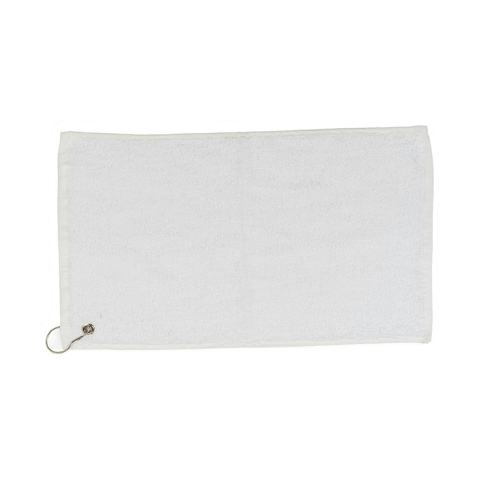 Towel City Luxury Golf Towel - White - One Size