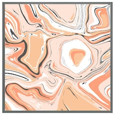 Pink marble (Picture Frame) Grey | L