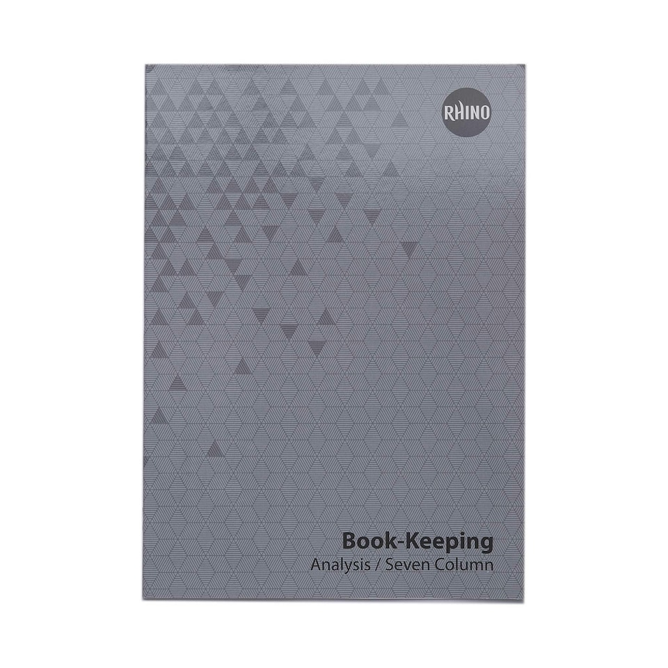 image 1 of Pack of 12 Rhino A4 32 Page Analysis Ruling Bookskeeping Books