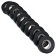 image 2 of BLACK electrical insulation tape 19mm wide x 20 metres long (pack of 10) TE482
