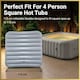 image 3 of Inflatable Square Bladder Fits All 4 Person Square Hot Tubs Up to 118cm