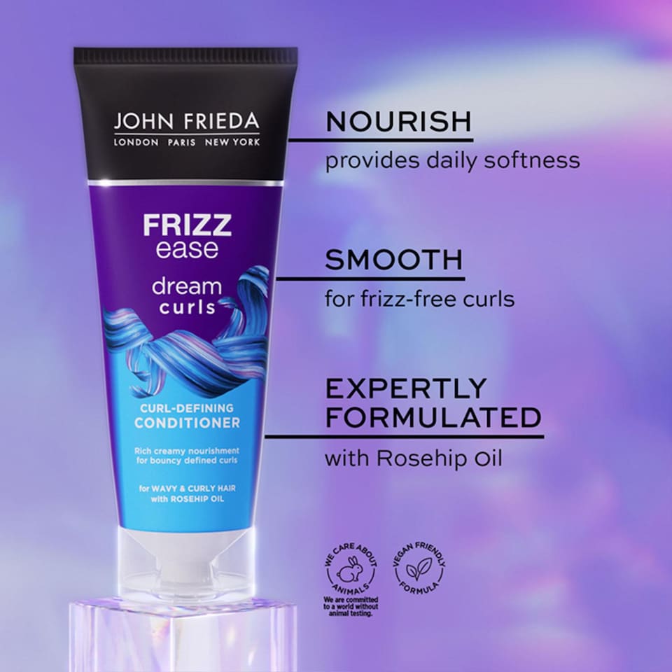 image 1 of John Frieda Curl Hydration Bundle Shampoo, Conditioner 250ml with Creme 150ml