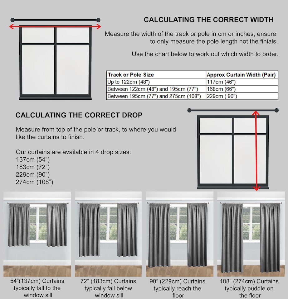 image 1 of Enhanced Living Vogue Cream 90 x 72 inch (229x183cm) Eyelet Thermal Noise reducing Dim Out Curtains (PAIR)