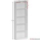 image 3 of Vida Designs Cambridge 5 Tier Extra Large Bookcase Display Storage, White