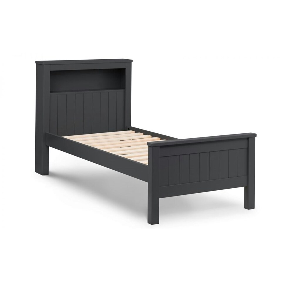 image 1 of Anthracite Bookcase Bed with Underbed - Single 3ft (90cm)
