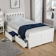 image 5 of Single 3ft Pine Wooden Bed Frame 3ft Underbed Storage Drawers Bedroom Furniture
