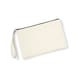 image 2 of Westford Mill Canvas Wristlet Pouch - Natural/Black - One Size Cream