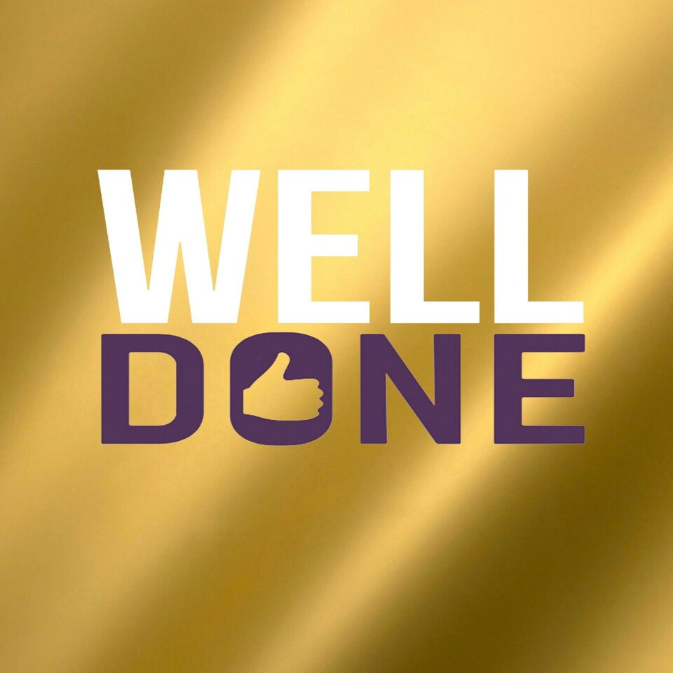 image 1 of WELL DONE - Gold Foil Well Done Card