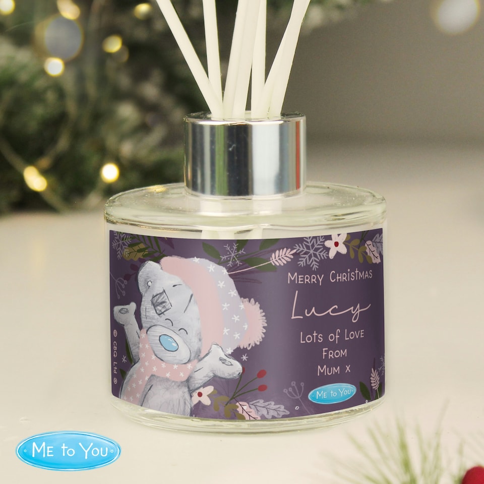 image 1 of Personalised Me to You Cosy Winter Diffuser