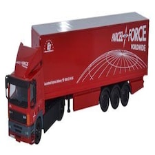Oxford Diecast Leyland DAF FT85CF 2 Axle 40ft Box Trailer Parcelforce