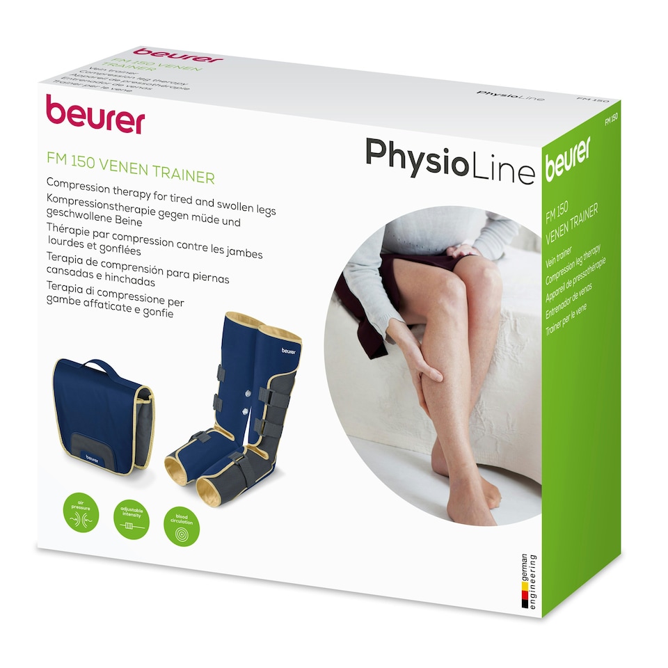 image 1 of Beurer FM150 Pressure Massage Leg Cuffs