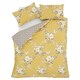 image 5 of Canterbury Floral Reversible Duvet Cover Set | Yellow | Ochre Yellow