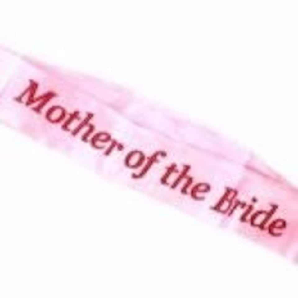 image 1 of Sash Mother Of The Bride Pink