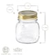 image 3 of Bormioli Rocco Quattro Stagioni Glass Preserving Jars - 150ml - Clear - Pack of 4