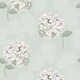 image 2 of Hydrangea Harmony Wallpaper in Sage Green Multi