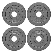 York Olympic Hammertone Cast Iron Weight Plates 4 x 5kg