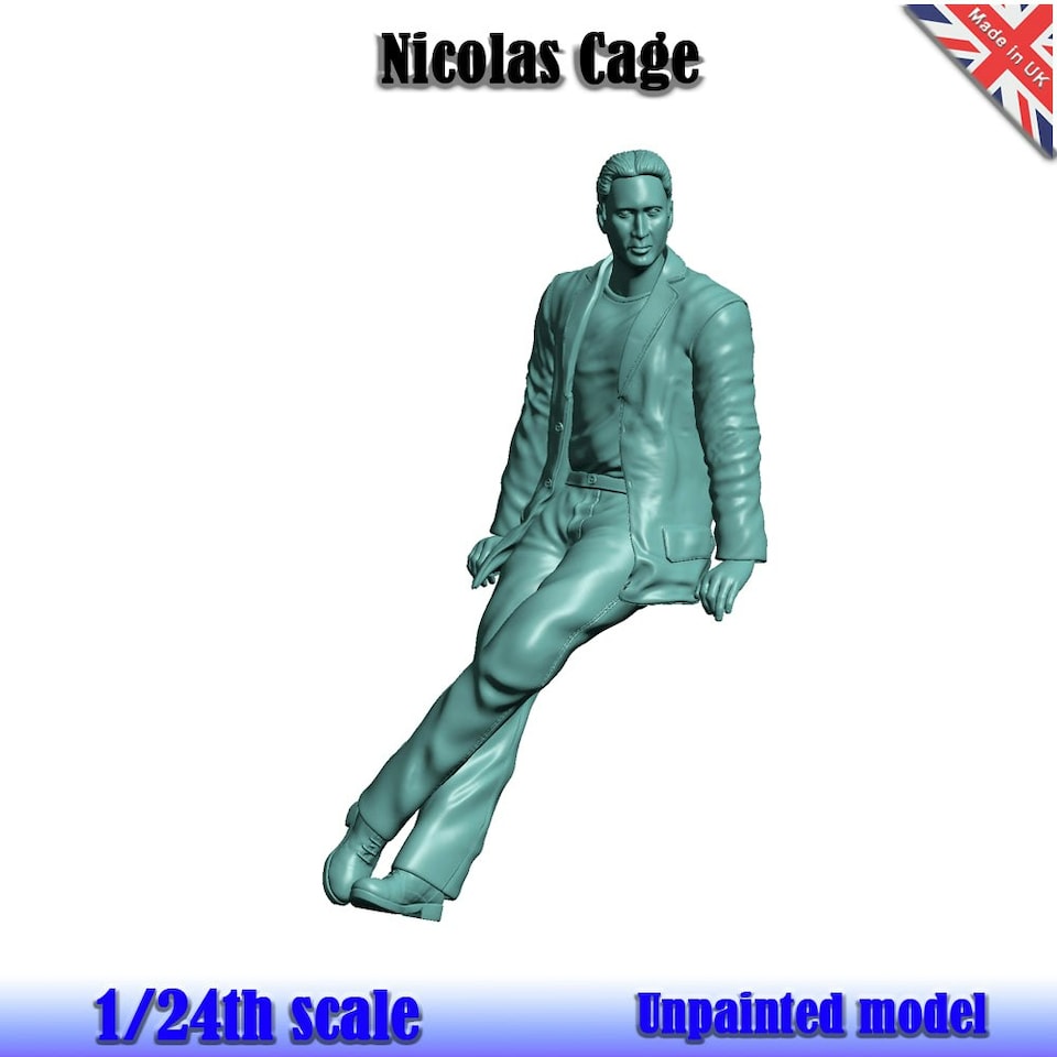 Nicolas Cage Unpainted Figure 1:24 Scale Wasp NC 24