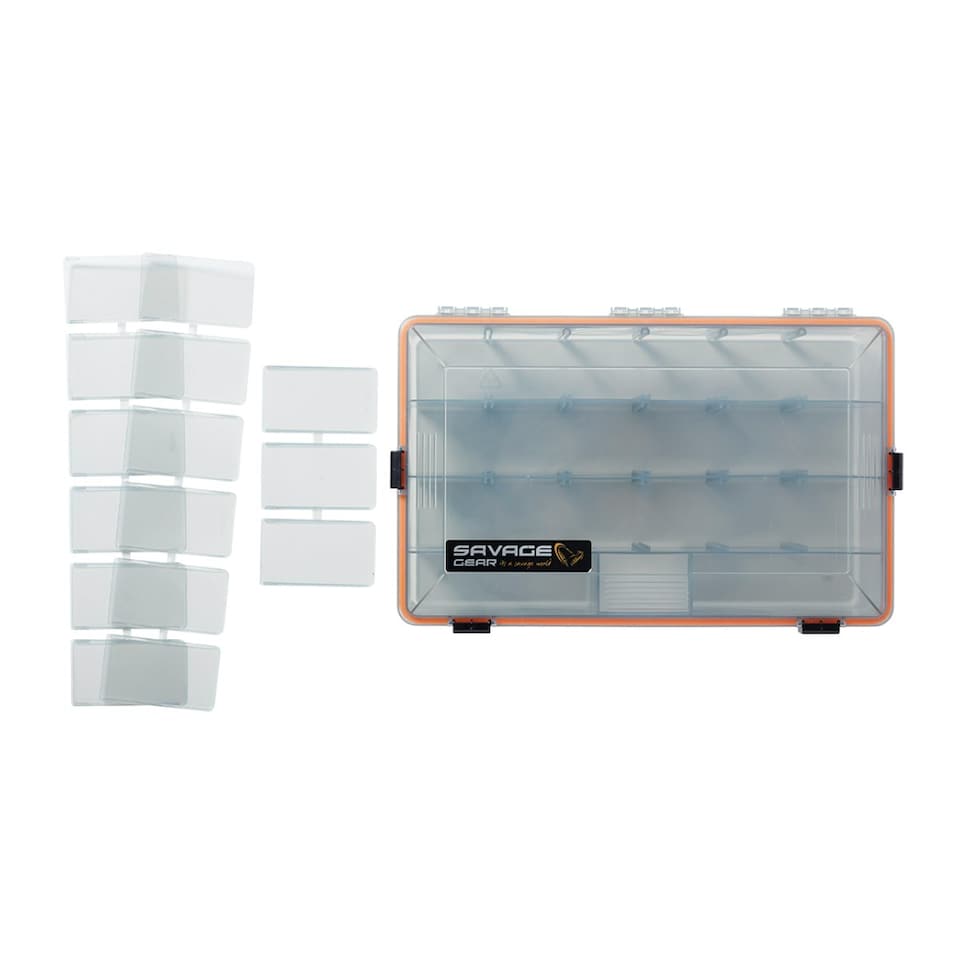 image 1 of SavageGear WP Lurebox 6B Waterproof Lure Box - Smoke N/A