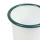 image 4 of Argon Tableware White Enamel Tumblers - 300ml - Green - Pack of 3 Green