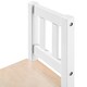 image 4 of Dining Table and Chairs - 3-piece set for children made of pine wood White