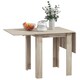 image 1 of HOMCOM Folding Dining Table Extendable Kitchen Table Drop Leaf Table for 2-4