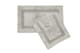 image 2 of Thebes Collection Sparkle Trim 2pc Bathroom Set in Silver