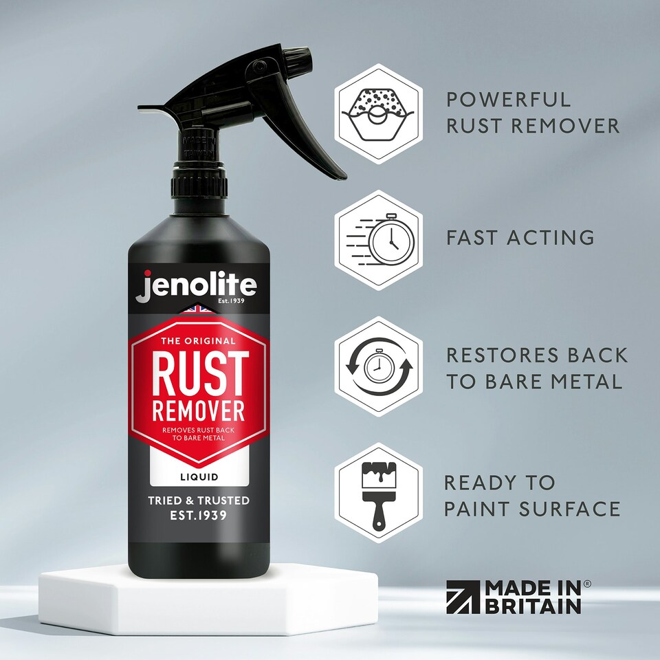 image 1 of Jenolite Trigger Spray Liquid Rust Remover - 500ml