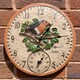 image 2 of Marco Paul 30cm Robin Garden Clocks with Thermometer N/A