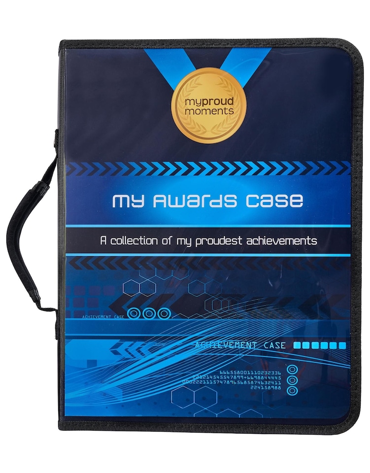 image 1 of My Proud Moments Medal, Badge & Certificate Case - Original Boys Blue