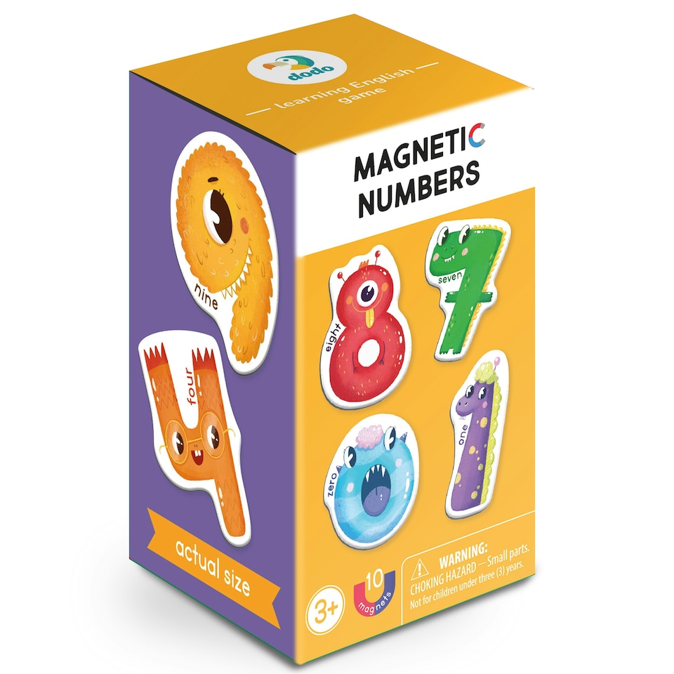 image 1 of Dodo Magnetic Numbers 10 Pieces