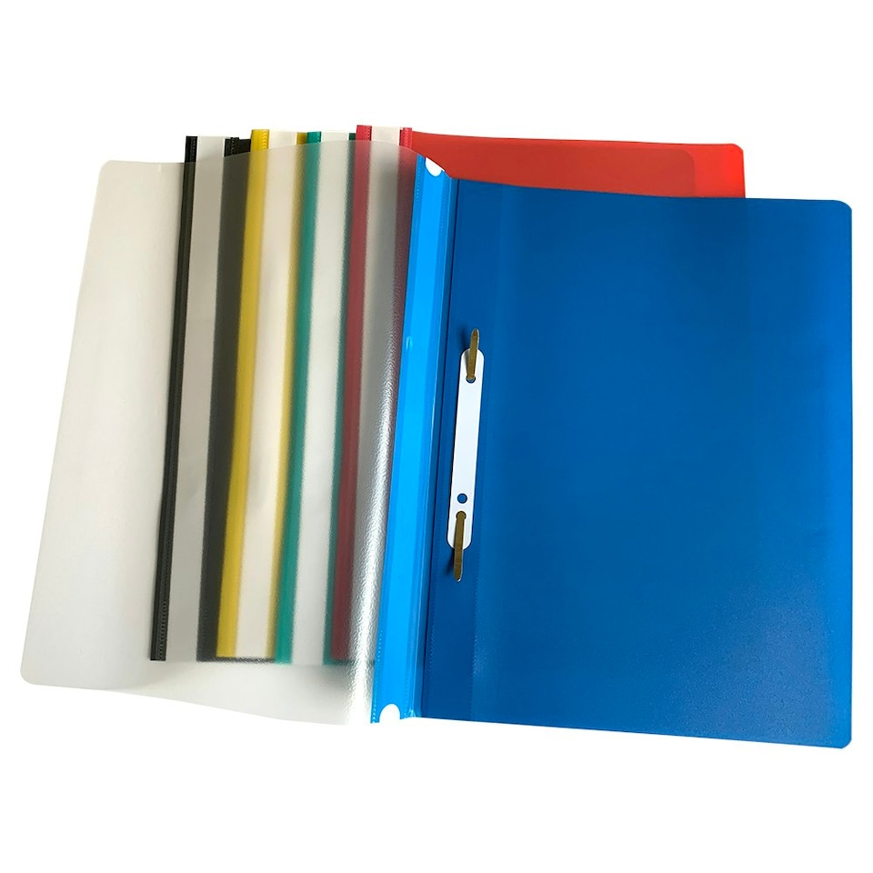 image 1 of Pack of 60 Assorted Colour A4 Project Folders by Janrax