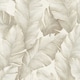 image 1 of Limetree Kew Tropical Leaves Vinyl Textured Wallpaper - Beige - 10m x 0.5m Brown