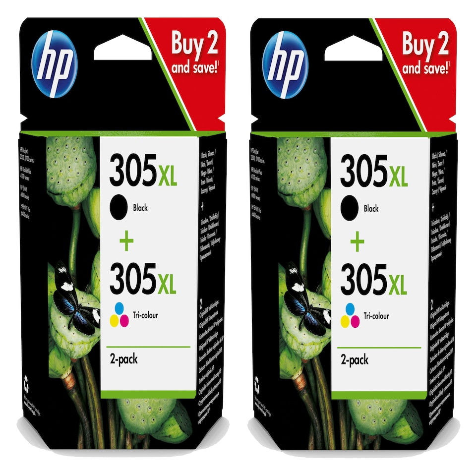 image 1 of HP 305XL Black & Colour Ink Cartridge