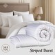 image 3 of Opulent Home Striped 16.5 Tog Microfiber Winter Duvet and Pillow Set-Double