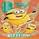 image 2 of Despicable Me Minions Age 5 Birthday Card