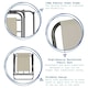 image 2 of Harbour Housewares 6x Folding Metal Beach Chairs - Black - Folding Chair Camping Chair Outdoor Chair Beach Chair Deck Chair