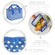 image 2 of Nicholas Winter Insulated Lunch Bag - Blue Polka