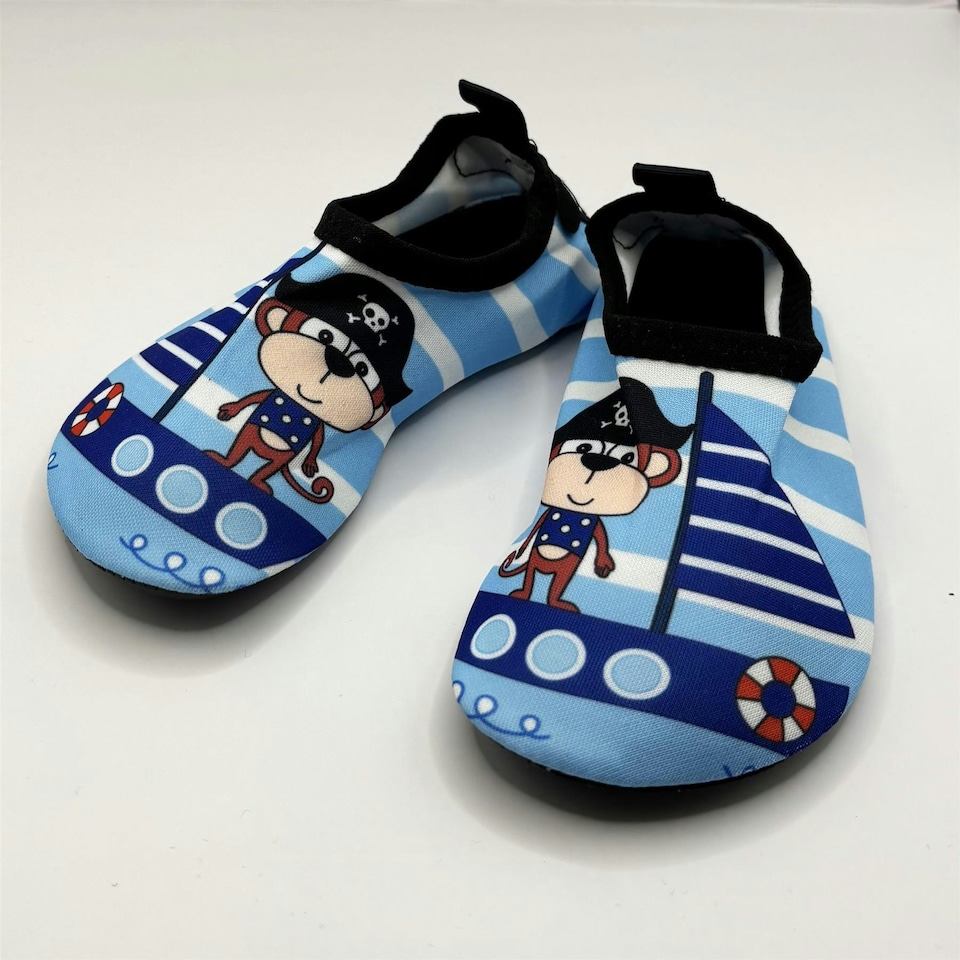image 1 of Squelch Childrens Water Aqua Shoes - Pirate Monkey UK 6-7