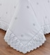 image 6 of Arielle White Duvet Cover Set | White | King