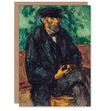 Paul Cezanne Art Card The Gardener Vallier Portrait Painting