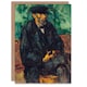 image 1 of Paul Cezanne Art Card The Gardener Vallier Portrait Painting