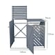 image 10 of Wooden Double Wheelie Bin Storage - Grey