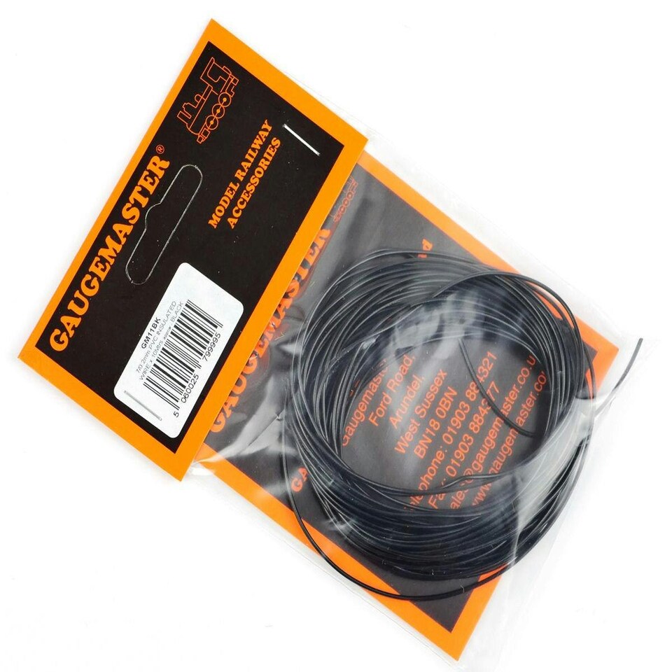 image 1 of Gaugemaster Electric Black Wire (7 x 0.2mm) 10m