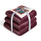 image 1 of Silentnight Heat Genie Self Heating Giant Blanket Purple | Berry