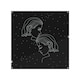 image 1 of Gemini Zodiac Sign Dining Splash Back | White